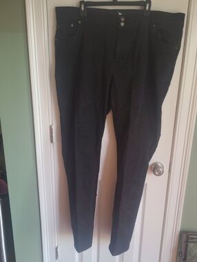 Woman Within Black Straight-Leg Pants